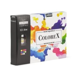 Pebeo Colorex Watercolour Ink Essentials Set 12 X 20ml -Pencils Artists tumbnail dabcc5a4 f4a7 46c2 a2b4 b34355f9ee12