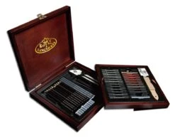 Royal & Langnickel Sketching Art Set In Wood Box 51pc