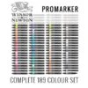 Winsor & Newton Promarker Complete Set Of 189 Colours