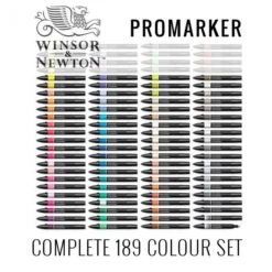 Winsor & Newton Promarker Complete Set Of 189 Colours