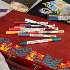 Royal & Langnickel 1.2mm Fine Tip Acrylic Markers Jewel Set 12pc -Pencils Artists tumbnail e2ae6025 6d33 4063 93e3 5a066255604b