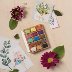 Viviva Watercolour 15 Metallic Colours Set On Cork Palette -Pencils Artists tumbnail e4612068 2154 49c3 a4e4 9854ff3f1b6f