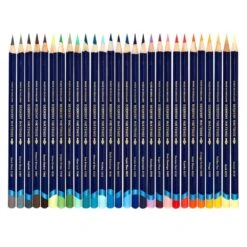 Derwent Inktense Pencils Set Of 28 New Colours In Canvas Wrap