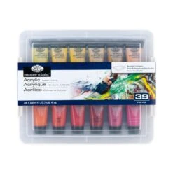Royal & Langnickel Acrylic Paint Set 36 X 22ml In Reusable Case