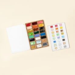 Viviva Watercolour Deluxe 24 Colours Set On Cork Palette -Pencils Artists tumbnail f473bf88 a0cc 4826 9b6a fd8d4c264eb9