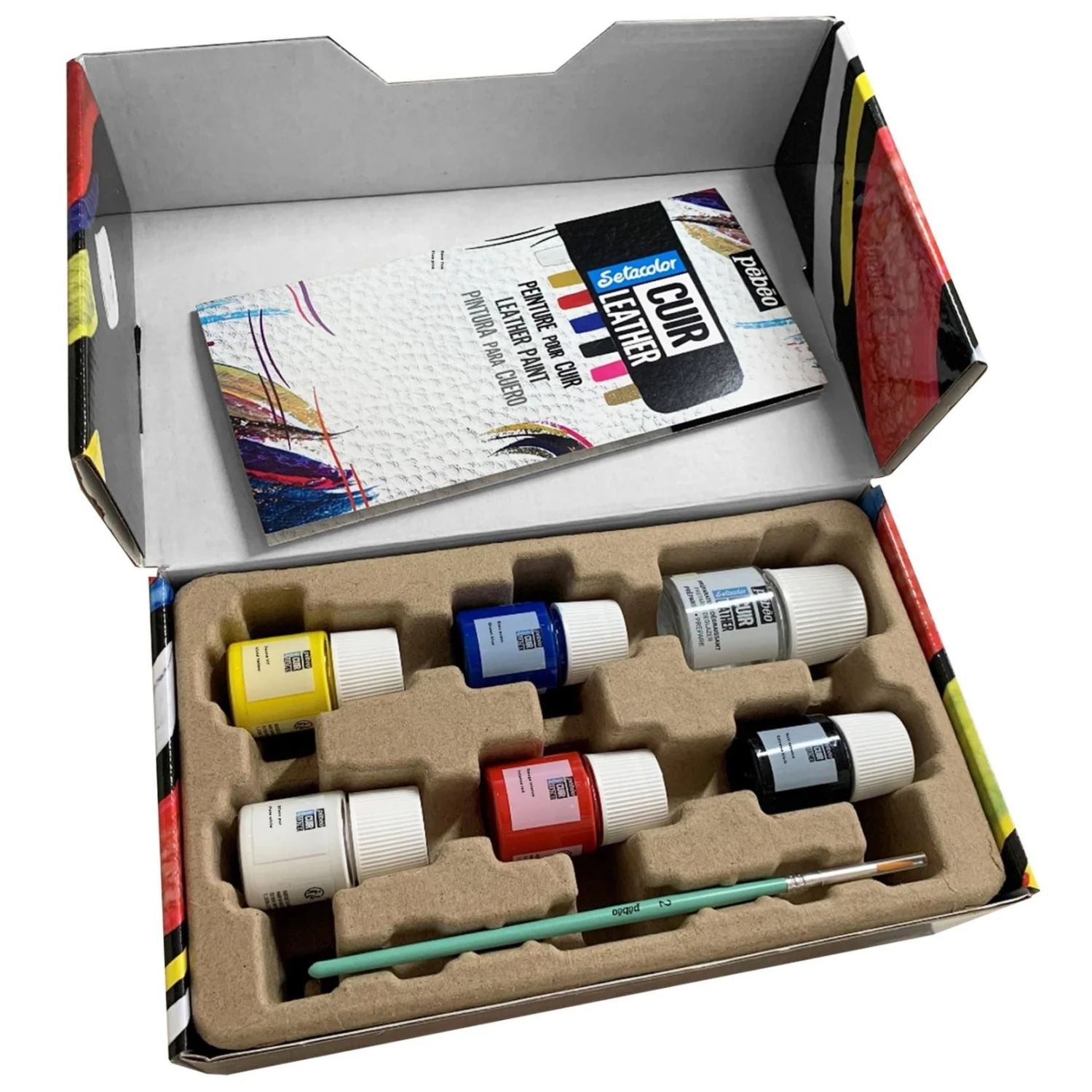 Pebeo Setacolor Leather Paint Starter Box 3 Pebeo Setacolor Leather Paint Starter Box - Image 3